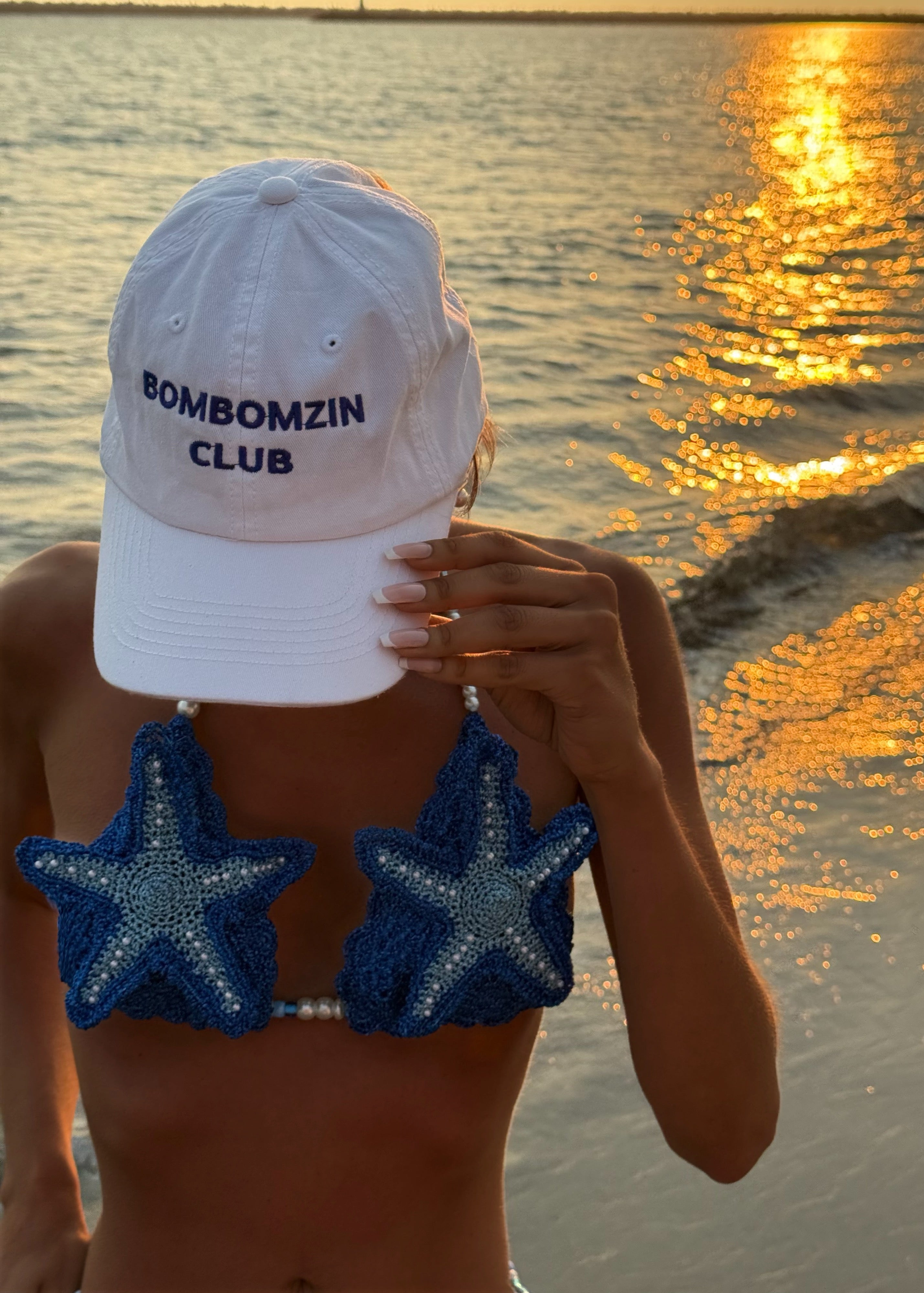 DEEP BLUE CROCHET BIKINI